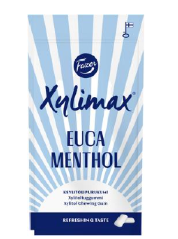 Жевательные резинки с эвкаментолом и ксилитом Xylimax Eucamenthol 38г