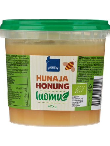 Органический мед Rainbow Luomu hunaja 425г