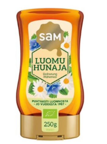 Органический мёд SAM Hunajainen Luomuhunaja 250г