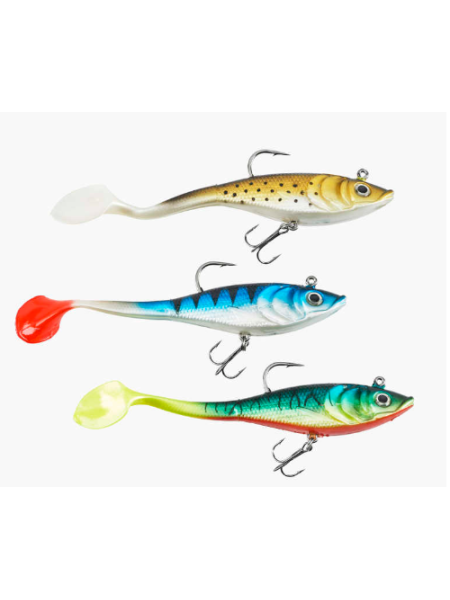 Мягкая приманка или мормышка для ловли щуки и окуня в озерах 3шт