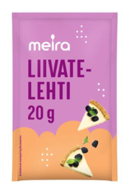 Желатин Meira Liivatelehti 20 г 