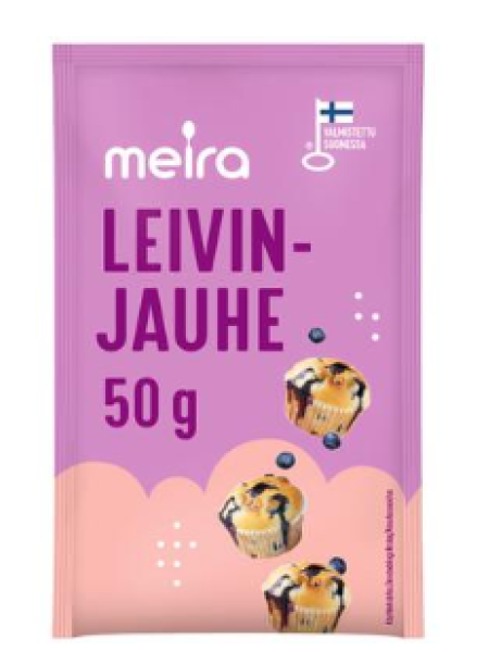 Разрыхлитель для теста Meira Leivinjauhe 50 г 