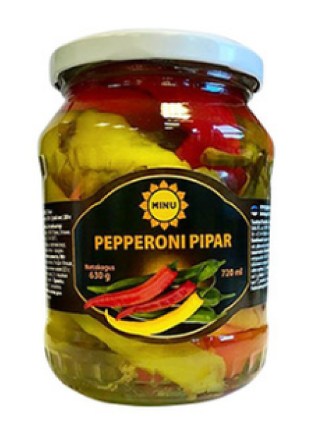 Маринованный перец пепперони MINU Pepperoni 630/280 г