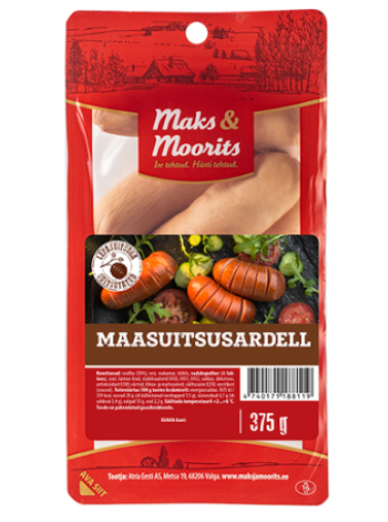 Деревенские копченые сардельки MAKS & MOORITS Maasuitsusardell 375 г