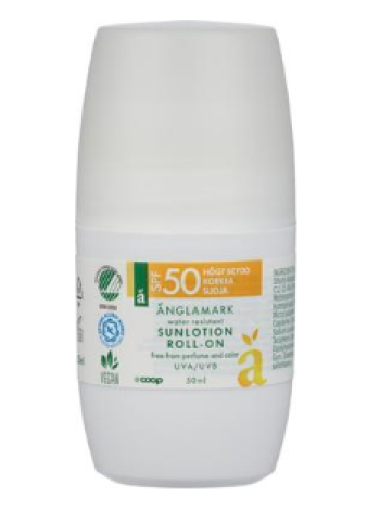 Шариковый солнцезащитный крем Änglamark Sun SPF50 50 мл