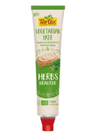 Органическая овощная паста Tartex с травами 200г