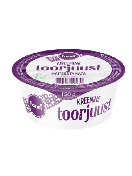 Сливочный сыр FARMI Toorjuust originaal 150г