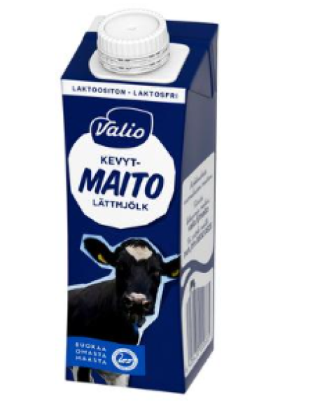 Обезжиренное молоко Valio 2,5 дл HYLA UHT с низким содержанием лактозы