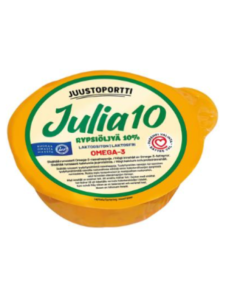 Сливочный сыр из рапсового масла Juustoportti Julia 10 % 440г без лактозы