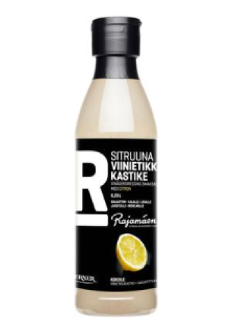 Винный уксус с лимоном Rajamäen 0,25l Sitruunaviinietikkakastike 0,25 л
