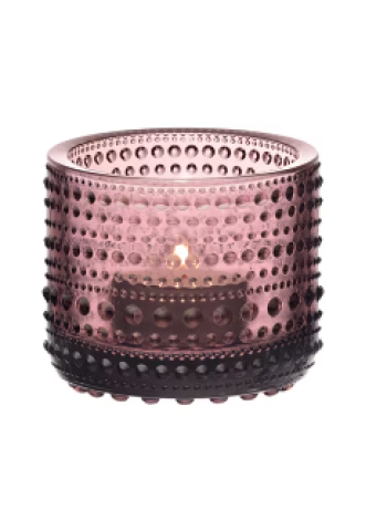 Подсвечник Iittala Kastehelmi KYNTTILÄLYHTY 64 мм цвет вереск