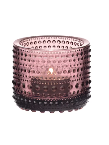 Подсвечник Iittala Kastehelmi KYNTTILÄLYHTY 64 мм цвет вереск