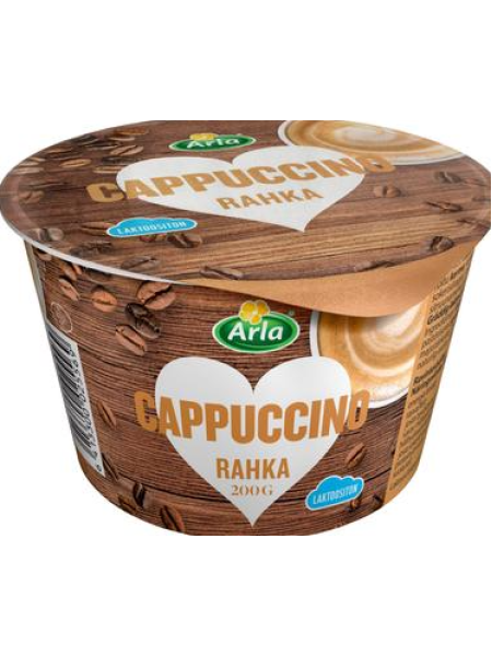 Творог мягкий без лактозы Arla rahka Cappuccino 200г капучино