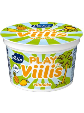 Простокваша без лактозы Valio Play Viilis viidakko 200г ананас манго папайя