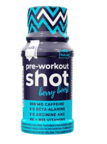 Предтренировочный комплекс PULS PRE-Workout Shot Berry boost 60 мл