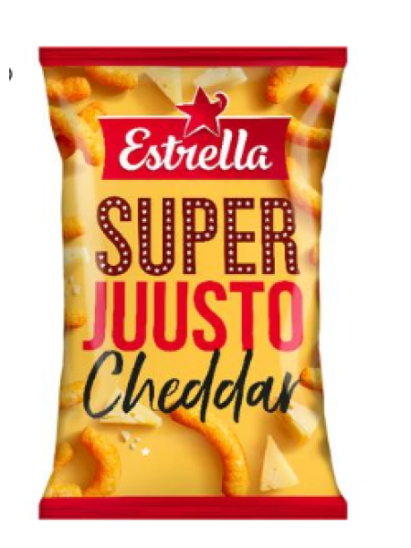 Чипсы Estrella Superjuusto Cheddar 175г
