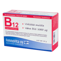 Пищевая добавка Fennovita B12 + фолиевая кислота 100 таблеток