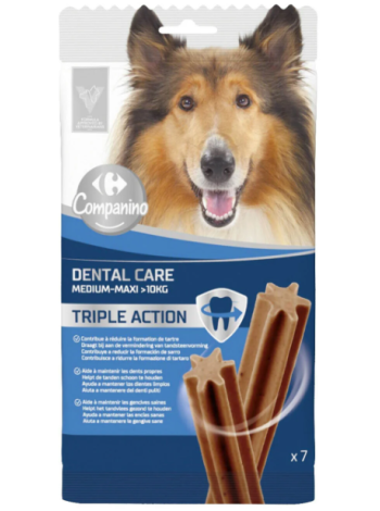 Жевательные палочки Carrefour Dental Care 7 шт medium-maxi