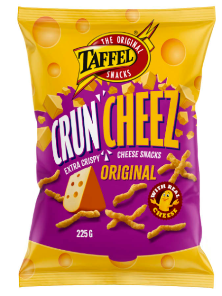 Снеки кукурузные Taffel CrunCheez original 225г