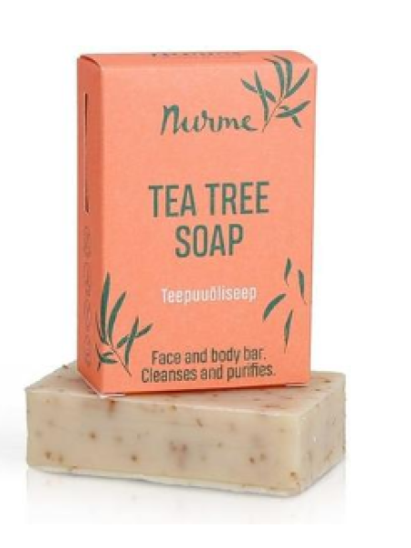 Кусковое мыло с чайным деревом Nurme Tea Tree Soap 100г