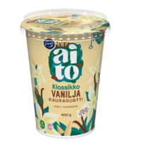 Йогурт овсяный Fazer Aito Kauragurtti Vanilja 400 г овес ваниль