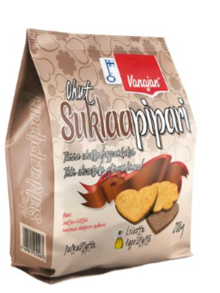 Имбирные пряники в шоколаде Vanajan Ohut Suklaapipari 200г