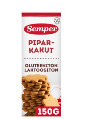 Пряники без глютена Semper Piparkakut 150г