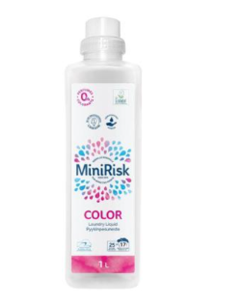Жидкий порошок для цветного белья Mini Risk Color 1л