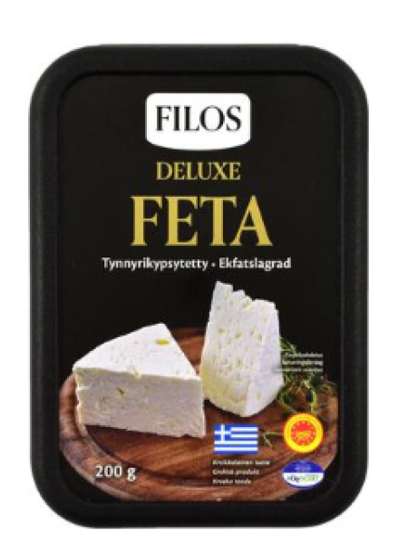 Сыра фета бочковой выдержки в рассоле Filos deluxe 200г