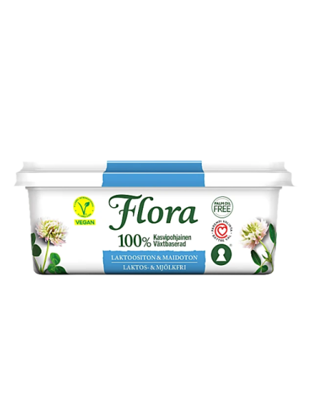 Спред без лактозы и молока Flora Laktoositon & maidoton 400г