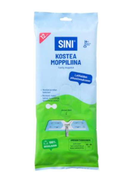 Одноразовые салфетки для швабры Sini Kostea moppiliina 12 шт