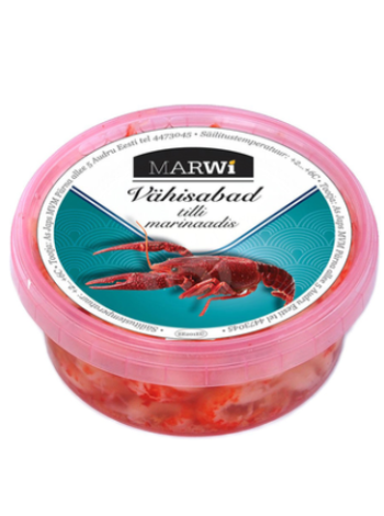 Очищенные Крабовые хвосты в укропном маринаде Marwi 185г