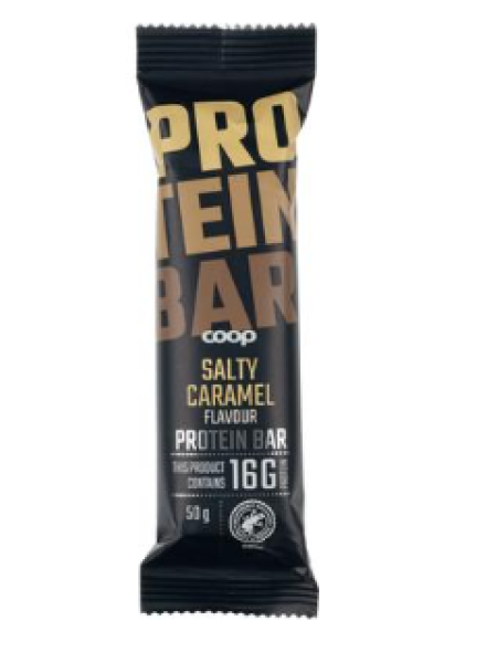 Протеиновый батончик Coop с солью и карамелью 50г