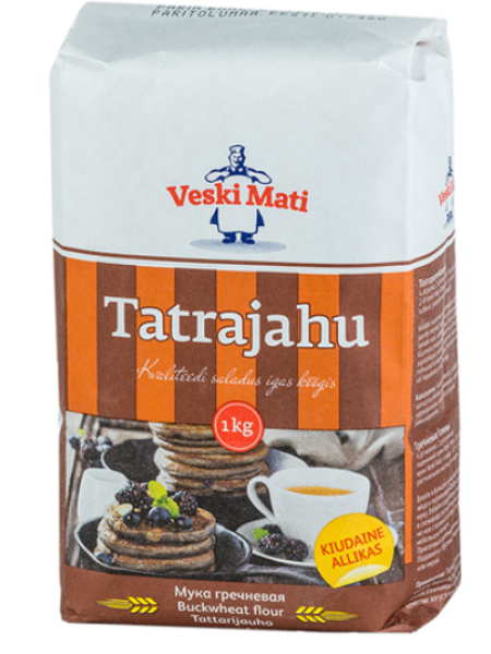 Гречневая мука VESKI MATI Tatrajahu 1 кг