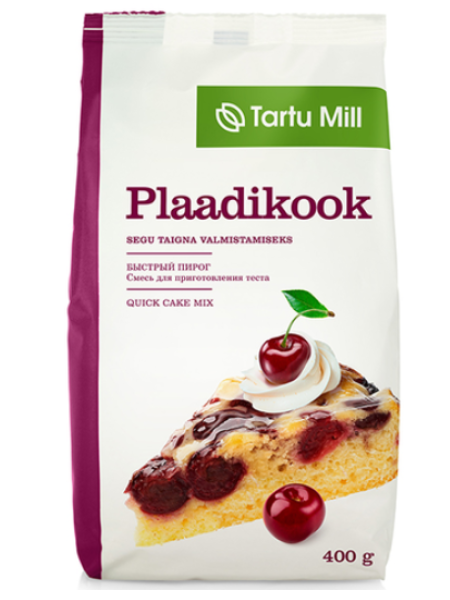 Мучная смесь для приготовления бисквита TARTU MILL Plaadikook 400г