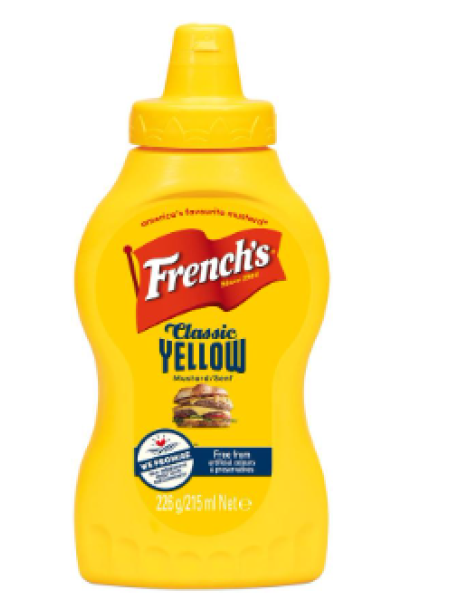 Горчица French's Classic желтая 226г