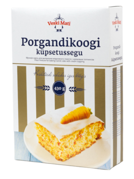 Мучная смесь для пиготовления морковного торта VESKI MATI Porgandikook 430г