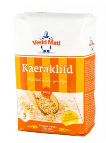 Овсяные отруби VESKI MATI Kaerakliid 700 г