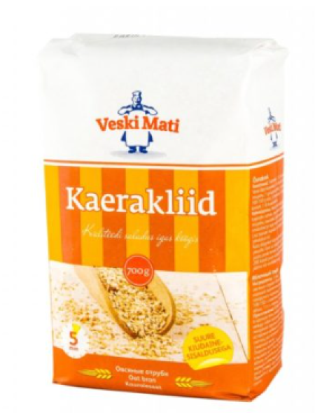 Овсяные отруби VESKI MATI Kaerakliid 700 г