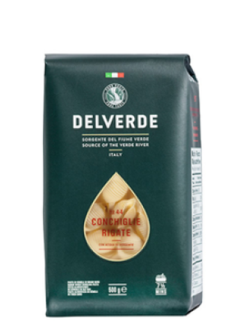 Паста DELVERDE Conchiglie rigate №44 500 г