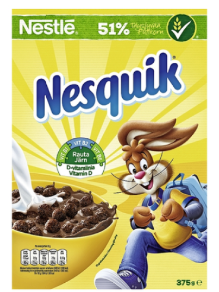 Хрустящие шарики какао из пшеницы и кукурузы Nestle Nesquik 375 г