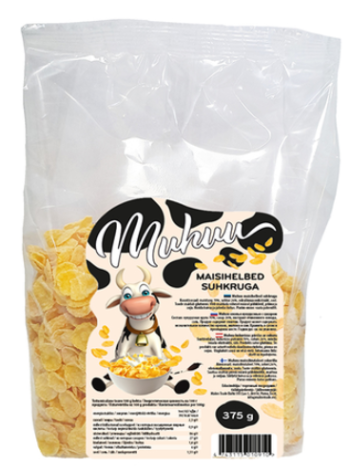 Хлопья кукурузные Muhuu с сахаром 375 г