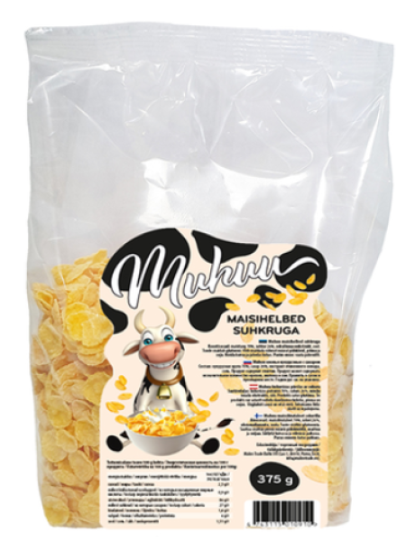 Хлопья кукурузные Muhuu с сахаром 375 г