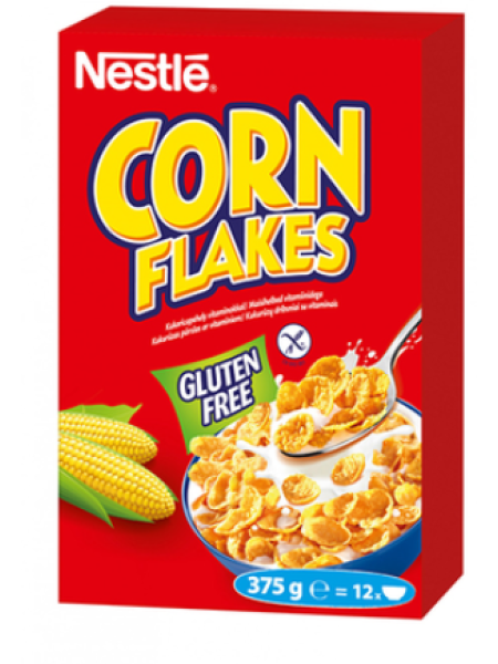 Хлопья кукурузные NESTLE Corn Flakes 375г без глютена