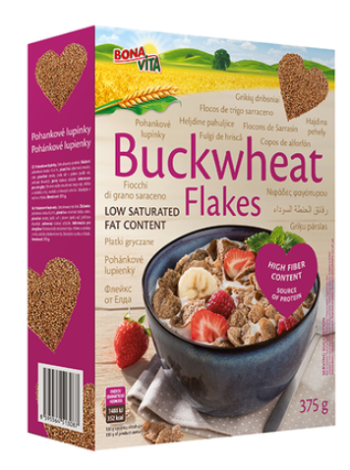 Хлопья гречневые Bonavita 375г