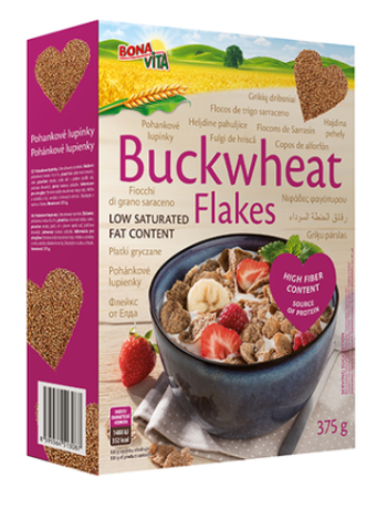 Хрустящие гречневые хлопья Bonavita 375г