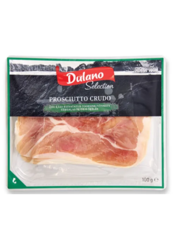 Вяленая ветчина Прошутто Крудо DULANO SELECTION 100г