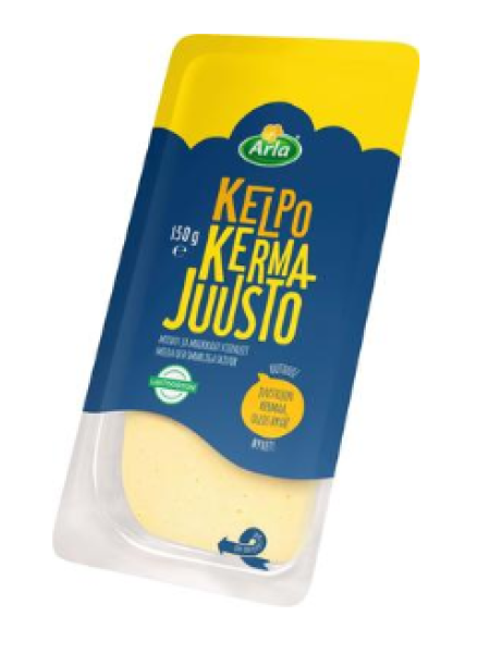 Сыр сливочный в нарезке Arla kermajuusto 150г в нарезке