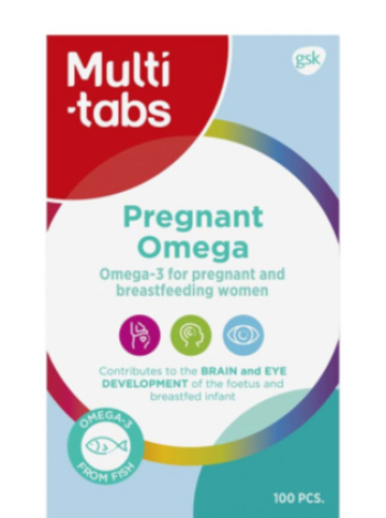 Витамины для беременных MULTI-TABS OMEGA-3 100 шт