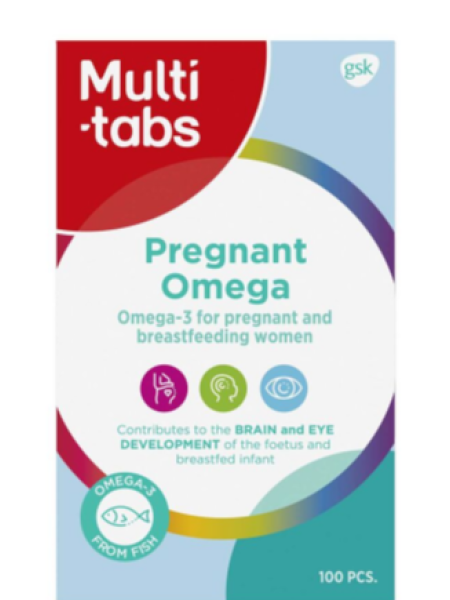 Витамины для беременных MULTI-TABS OMEGA-3 100 шт